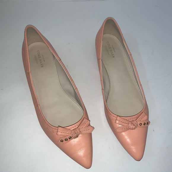 cole haan pink flats